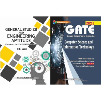 Gate Computer Science and Information Technology with General Studies and Engineering Aptitude 2 vol Combo set